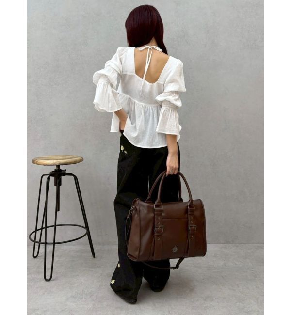 EVRIS「フリルボリュームチュニック」|シャツ・ブラウス|