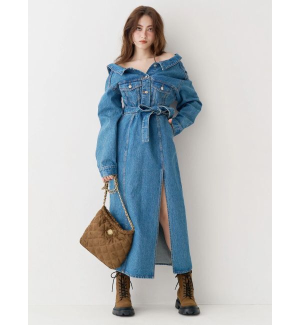 EVRIS「フェイクスウェードキルティングショルダーBAG」|ショルダー・メッセンジャー|