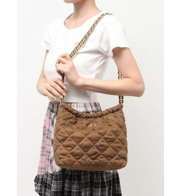 EVRIS「フェイクスウェードキルティングショルダーBAG」|ショルダー・メッセンジャー|