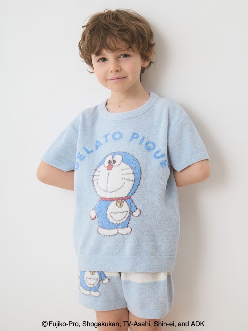 GELATO PIQUE KIDS & BABY「【ドラえもん】【キッズ】ジャガードプルオーバー&ショートパンツセット」|ルームウェア|