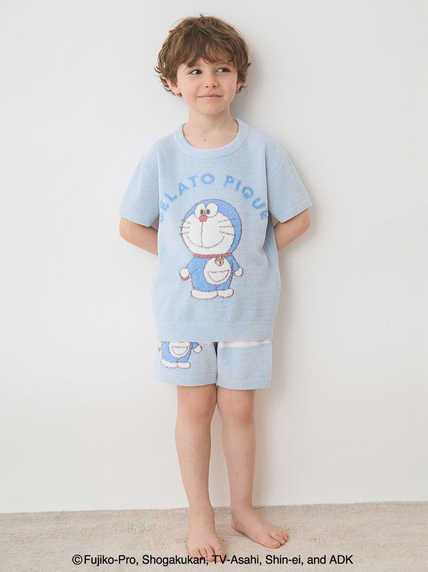 GELATO PIQUE KIDS & BABY「【ドラえもん】【キッズ】ジャガードプルオーバー&ショートパンツセット」|ルームウェア|