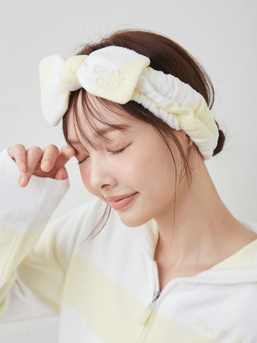gelato pique「スムーズィーlite2ボーダーヘアバンド」|その他|