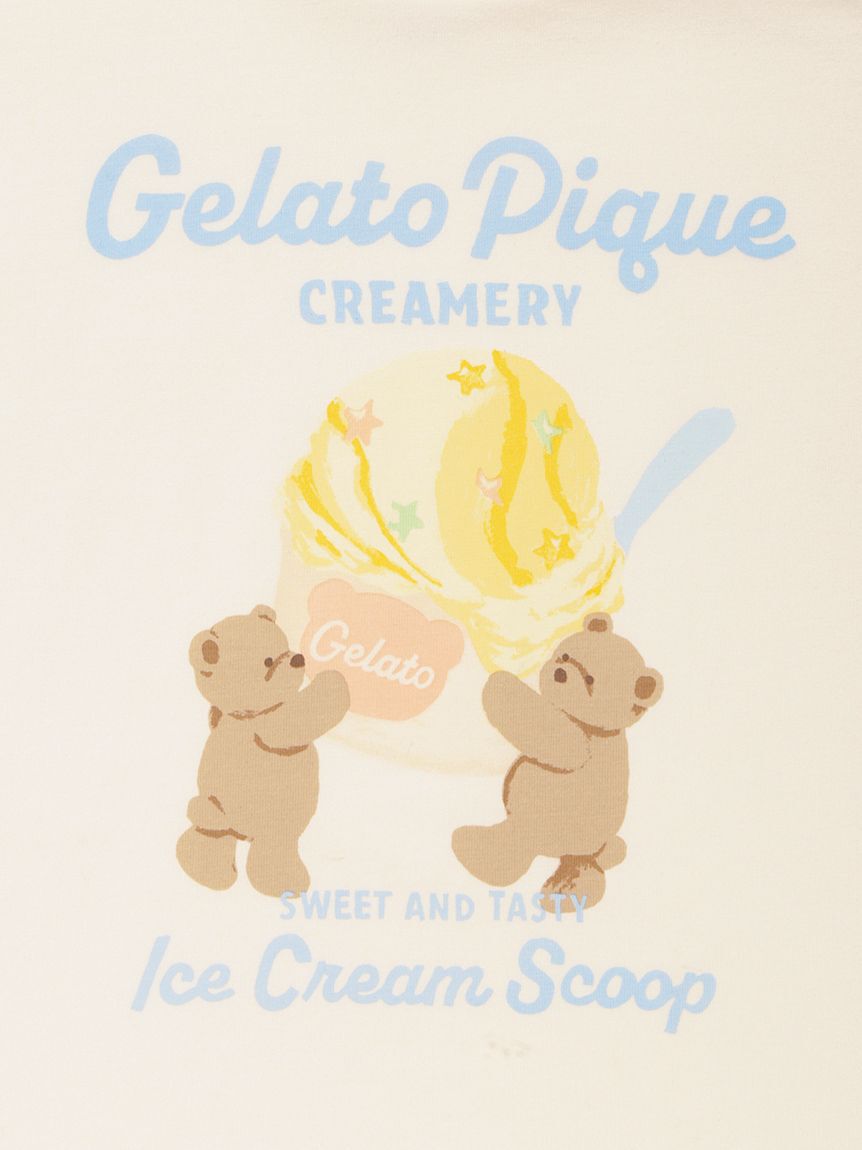 GELATO PIQUE KIDS & BABY「【BABY】アイスクリームベアワンポイントTシャツ」|その他ベビーウェア|