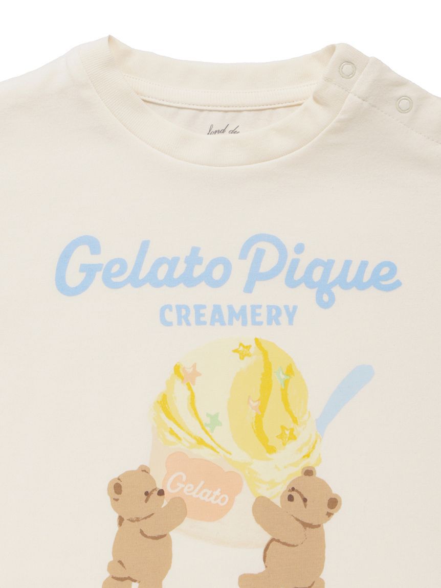 GELATO PIQUE KIDS & BABY「【BABY】アイスクリームベアワンポイントTシャツ」|その他ベビーウェア|
