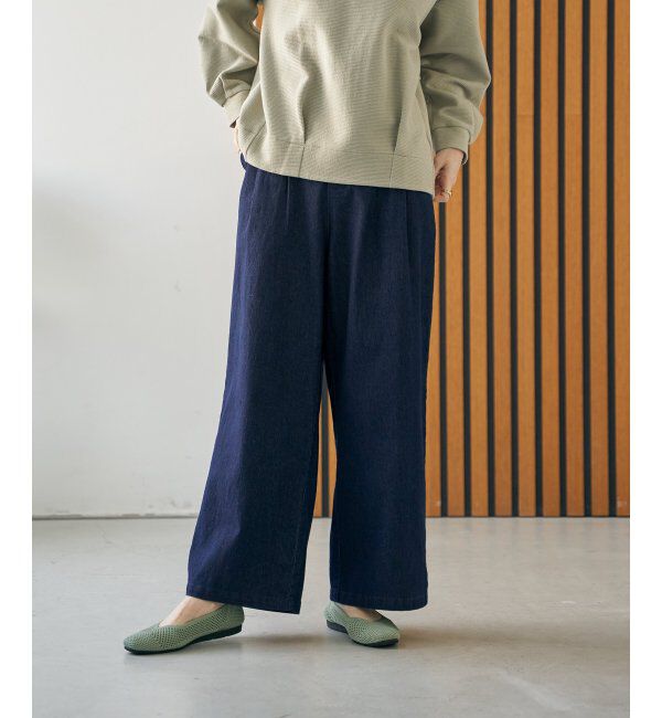 ikka「デニム／チノワイドパンツ」|その他|
