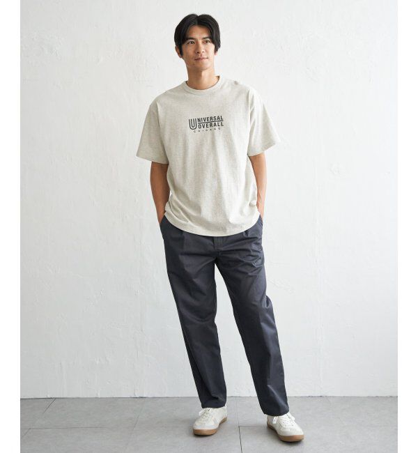 ikka「UNIVERSAL OVERALL ユニバーサルオーバーオール DAILYプリントTシャツ」|Tシャツ・カットソー|