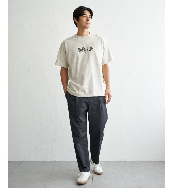 ikka「UNIVERSAL OVERALL ユニバーサルオーバーオール DAILYプリントTシャツ」|Tシャツ・カットソー|