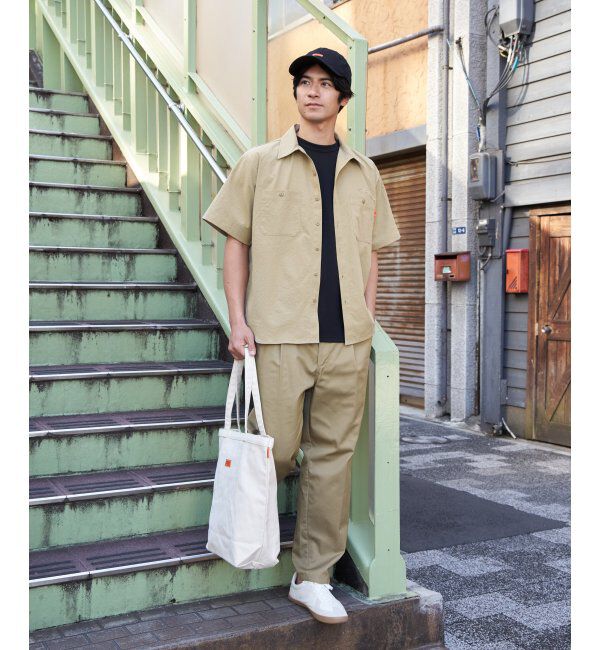ikka「UNIVERSAL OVERALL ユニバーサルオーバーオール dailyワーカーズシャツ」|シャツ・ブラウス|