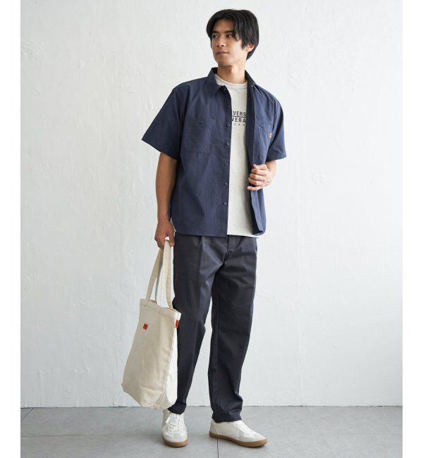 ikka「UNIVERSAL OVERALL ユニバーサルオーバーオール dailyワーカーズシャツ」|シャツ・ブラウス|