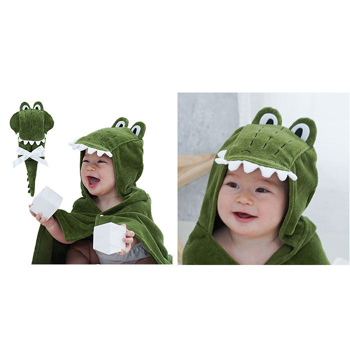 BACKYARD FAMILY「deigo ベビー バスタオル フード付き 通販 フードタオル フードバスタオル」|その他ベビー用品|