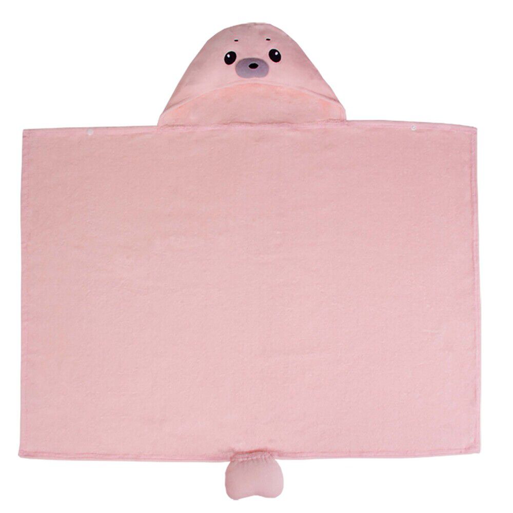BACKYARD FAMILY「deigo ベビー バスタオル フード付き 通販 フードタオル フードバスタオル」|その他ベビー用品|ピンク1