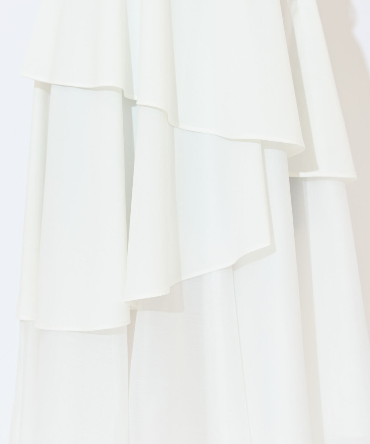 WILLSELECTION「ベルト付きアシメレイヤードスカート」|フレア|