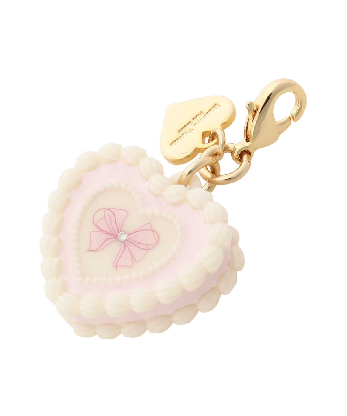 Samantha Thavasa Petit Choice「ハート型ケーキ ファスナーチャーム」|チャーム・キーホルダー|ピンク