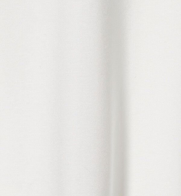 UNITED ARROWS「エンブロイダリーフラワー ショルダーコンビ カットソー」|Tシャツ・カットソー|