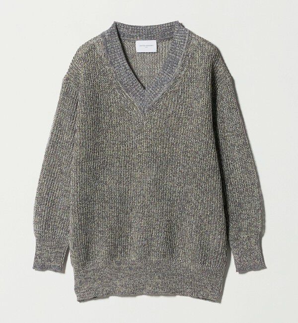 UNITED ARROWS「カラーヤーン Vネック ニット ‐ウォッシャブル‐」|ニット・セーター|