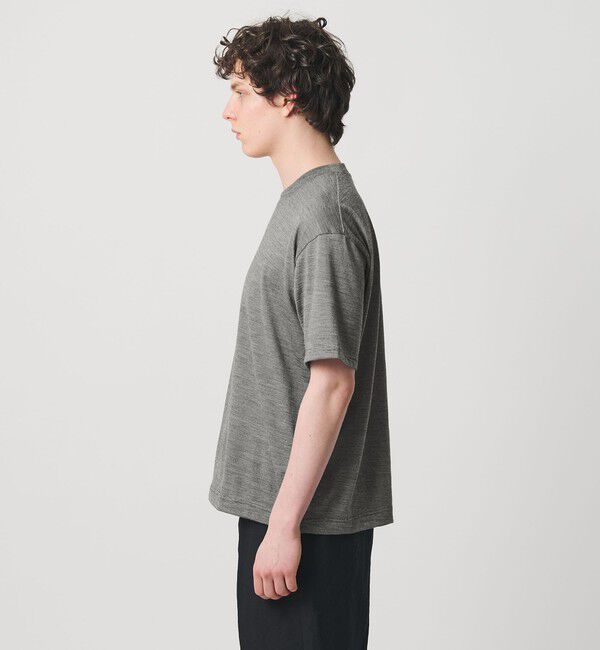 UNITED ARROWS「ウール マイクロボーダーTシャツ」|Tシャツ・カットソー|