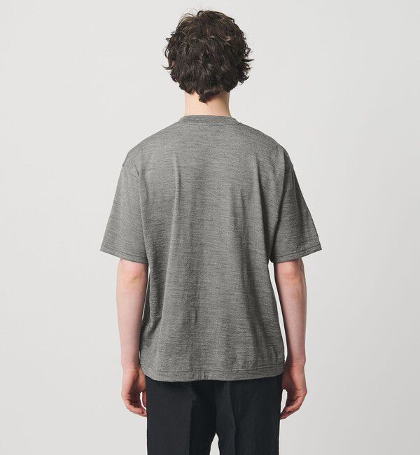 UNITED ARROWS「ウール マイクロボーダーTシャツ」|Tシャツ・カットソー|