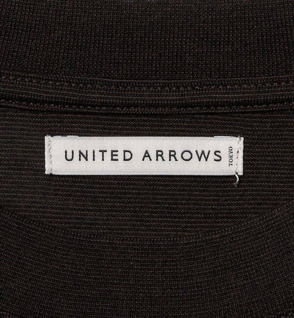 UNITED ARROWS「ウール マイクロボーダーTシャツ」|Tシャツ・カットソー|