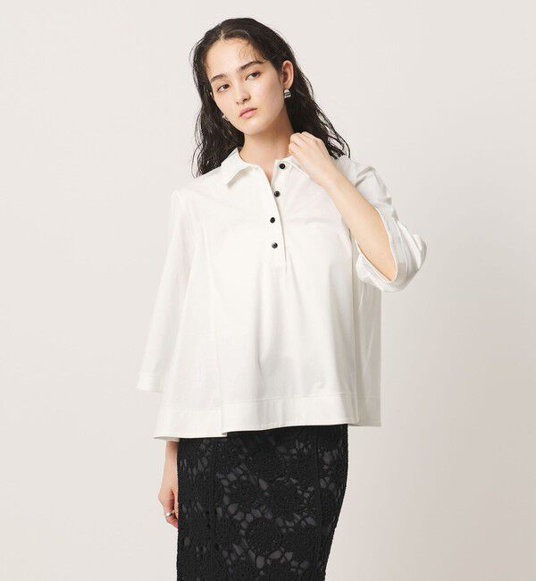 UNITED ARROWS「トリコット テントライン ポロシャツ」|Tシャツ・カットソー|