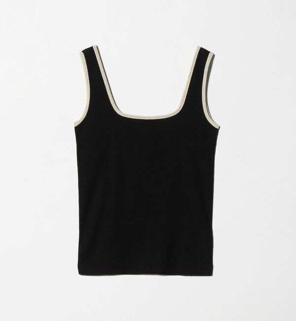 UNITED ARROWS「＜GOOD PEOPLE GOOD STITCHING GOOD PRODUCT＞トリム リブ スクエアネック タンクトップ」|タンクトップ|