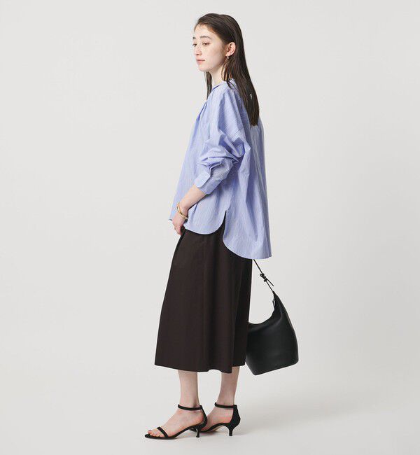 UNITED ARROWS「スキッパー プルオーバー 8分袖 シャツ」|シャツ・ブラウス|