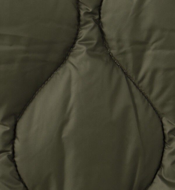 UNITED ARROWS green label relaxing「＜TAION＞ミリタリー Vネック ダブルジップ ダウンベスト」|ダウンベスト・ベスト|