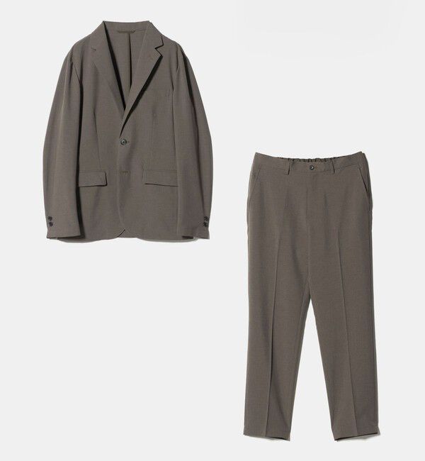 UNITED ARROWS green label relaxing「【WEB限定】JUST fit ドライポリエステル ナロー セットアップ -吸水速乾-」|テーラードジャケット|