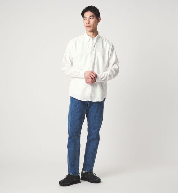 UNITED ARROWS green label relaxing「W/R オックスフォード ボタンダウン 長袖 シャツ」|シャツ・ブラウス|