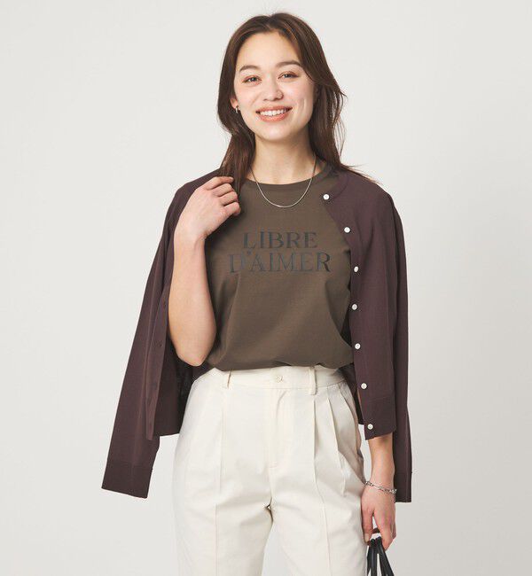 UNITED ARROWS green label relaxing「ロゴ ショートスリーブ プルオーバー カットソー」|Tシャツ・カットソー|