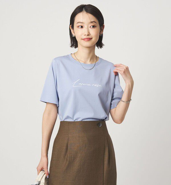 UNITED ARROWS green label relaxing「ロゴ ショートスリーブ プルオーバー カットソー」|Tシャツ・カットソー|