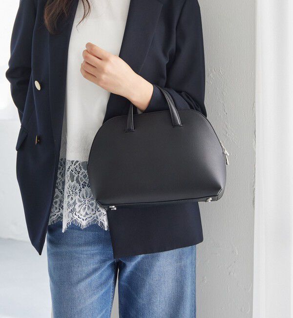 UNITED ARROWS green label relaxing「【WEB限定】2WAY ラウンド ボストンバッグ / ショルダーバッグ」|ショルダー・メッセンジャー|