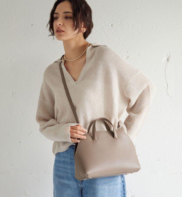 UNITED ARROWS green label relaxing「【WEB限定】2WAY ラウンド ボストンバッグ / ショルダーバッグ」|ショルダー・メッセンジャー|MOCA