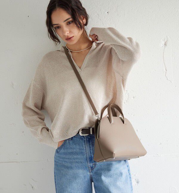 UNITED ARROWS green label relaxing「【WEB限定】2WAY ラウンド ボストンバッグ / ショルダーバッグ」|ショルダー・メッセンジャー|