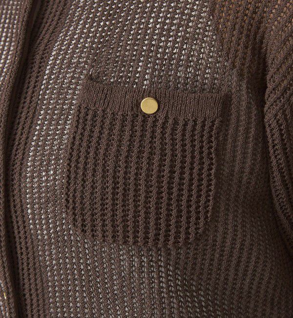 UNITED ARROWS green label relaxing「【結論シリーズ】デイリーメッシュカーデ ウォッシャブル」|カーディガン|