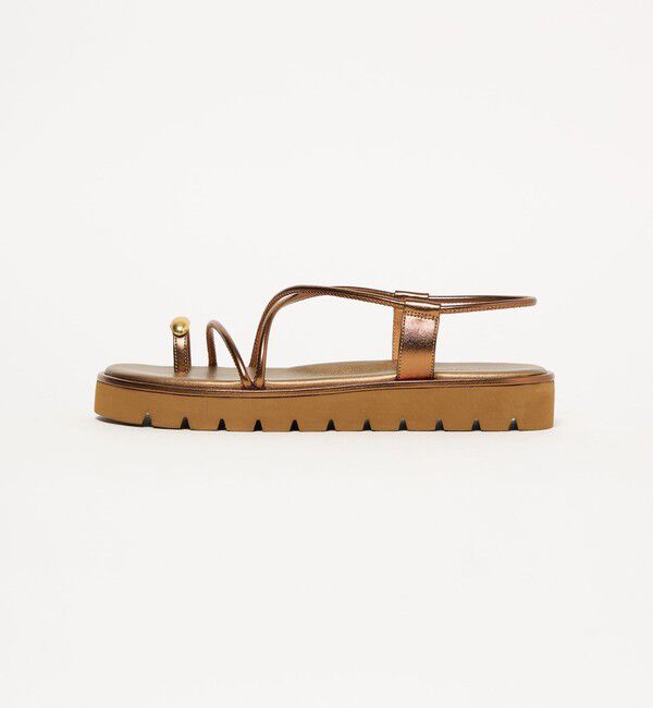 UNITED ARROWS green label relaxing「メタルトング プラット サンダル」|サンダル|