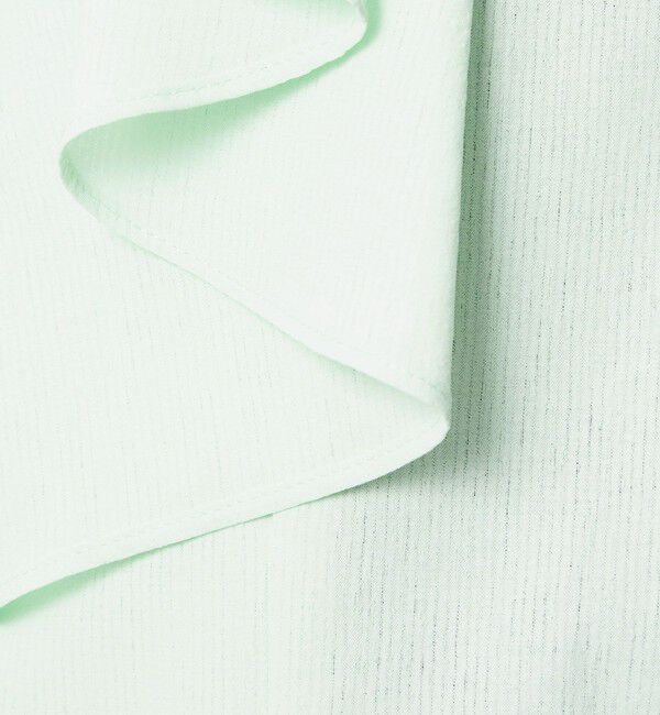 UNITED ARROWS green label relaxing「Breeze Cool  ラッフル ブラウス マシンウォッシャブル 吸水速乾 通気性 UVカット」|シャツ・ブラウス|