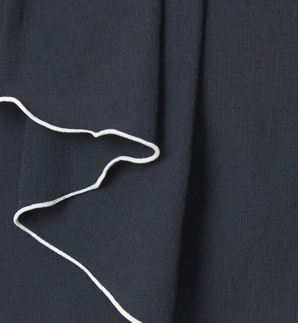 UNITED ARROWS green label relaxing「Breeze Cool  ラッフル ブラウス マシンウォッシャブル 吸水速乾 通気性 UVカット」|シャツ・ブラウス|