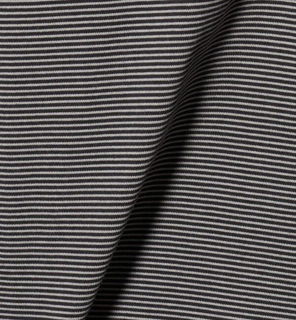 UNITED ARROWS green label relaxing「A+ COOL ミジンボーダー ビズ クルーネック カットソー Tシャツ -接触冷感・吸水速乾-」|Tシャツ・カットソー|