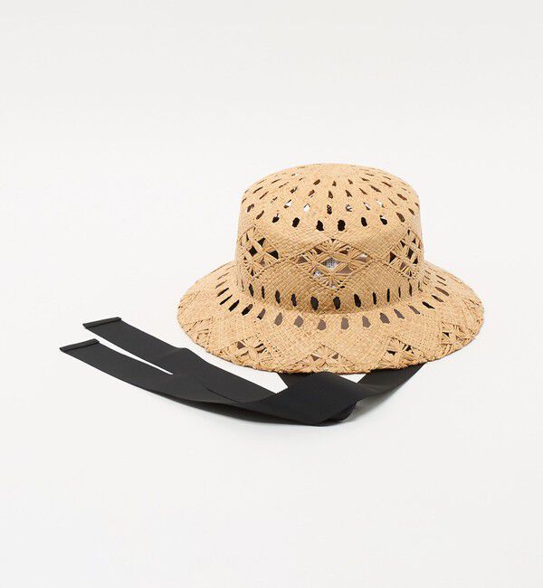 EMMEL REFINES「＜CONTROL FREAK＞リボンツキ ハット＜ Select by EMMEL REFINES ＞」|ハット|