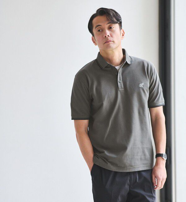 UNITED ARROWS green label relaxing「【WEB限定】ドライクリーン 半袖 ポロシャツ -吸水速乾・抗菌-」|ポロシャツ|DK.GRAY