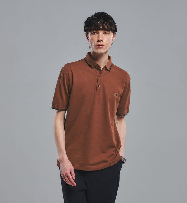 UNITED ARROWS green label relaxing「【WEB限定】ドライクリーン 半袖 ポロシャツ -吸水速乾・抗菌-」|ポロシャツ|MD.BROWN