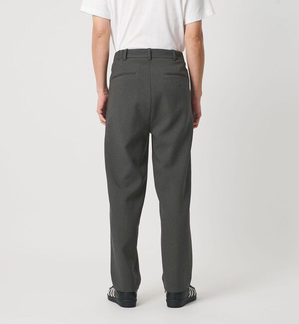 BEAUTY&YOUTH UNITED ARROWS「メランジ ダブルクロス 1プリーツ アジャスト パンツ NO.7」|チノ|