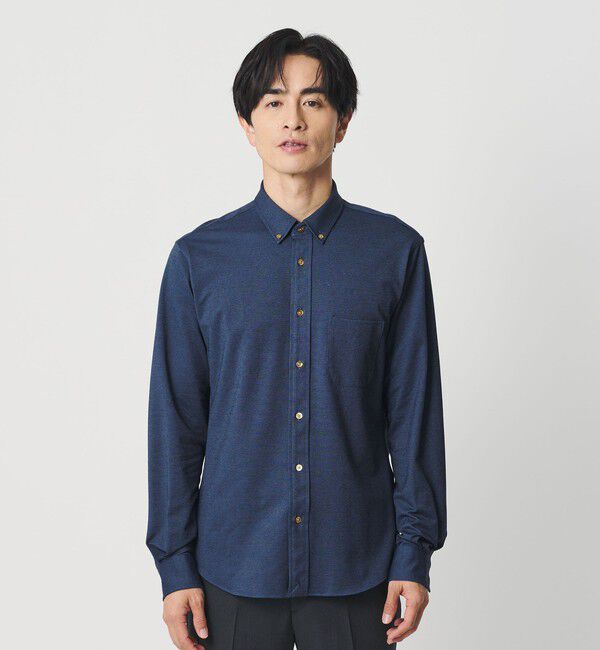 BEAUTY&YOUTH UNITED ARROWS「クイック ストレッチ シャンブレー ボタンダウン シャツ SLIM型 吸水速乾 」|シャツ・ブラウス|