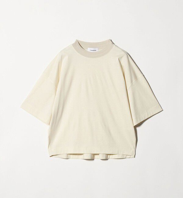 BEAUTY&YOUTH UNITED ARROWS「コットン オーバーサイズ フォルム Tシャツ」|Tシャツ・カットソー|OFF WHITE