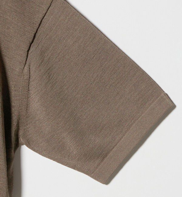 BEAUTY&YOUTH UNITED ARROWS「シャイン ギマ スキッパー ポロニット ウォッシャブル」|ニット・セーター|