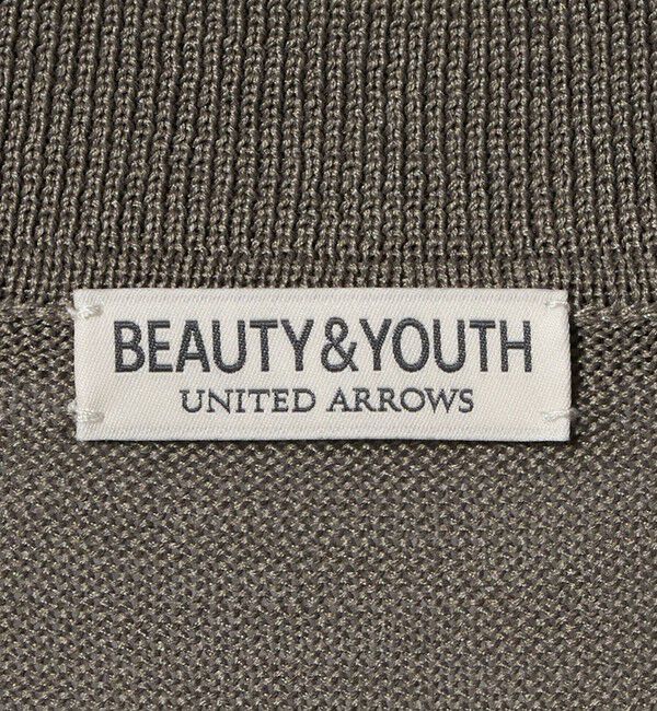 BEAUTY&YOUTH UNITED ARROWS「シャイン ギマ スキッパー ポロニット ウォッシャブル」|ニット・セーター|