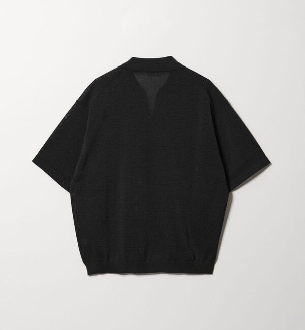 BEAUTY&YOUTH UNITED ARROWS「シャイン ギマ スキッパー ポロニット ウォッシャブル」|ニット・セーター|