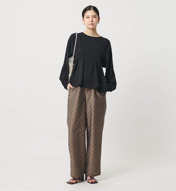 BEAUTY&YOUTH UNITED ARROWS「【WEB限定 Wardrobe DAILY MINIMAL】ドビードット イージーパンツ ウォッシャブル」|その他|MOCA