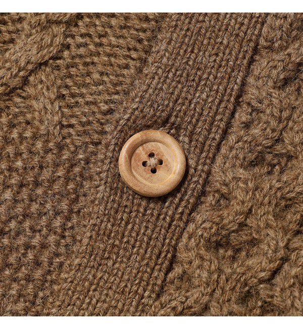 BEAMS PLUS「BEAMS PLUS / Cardigan Alan Patchwork」|カーディガン|