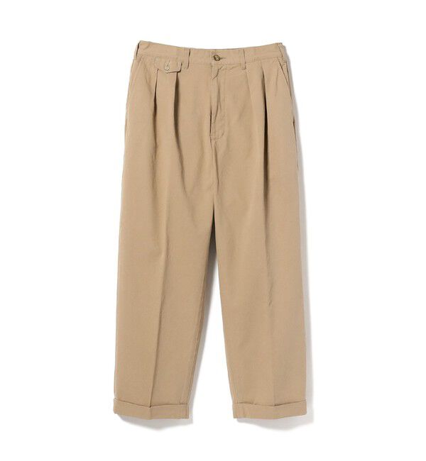 BEAMS PLUS「BEAMS PLUS / ツイル 2プリーツ トラウザーズ」|チノ|